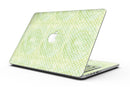 Teeny Tiny White Polka Dots on Light Green Watercolor - MacBook Pro with Retina Display Full-Coverage Skin Kit