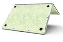 Teeny Tiny White Polka Dots on Light Green Watercolor - MacBook Pro with Retina Display Full-Coverage Skin Kit