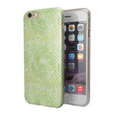 Teeny Tiny White Polka Dots on Light Green Watercolor iPhone 6/6s or 6/6s Plus 2-Piece Hybrid INK-Fuzed Case