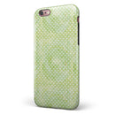 Teeny Tiny White Polka Dots on Light Green Watercolor iPhone 6/6s or 6/6s Plus 2-Piece Hybrid INK-Fuzed Case