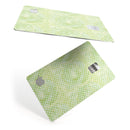 Teeny Tiny White Polka Dots on Light Green Watercolor - Premium Protective Decal Skin-Kit for the Apple Credit Card