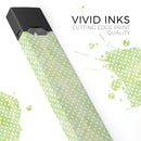 Teeny Tiny White Polka Dots on Light Green Watercolor - Premium Decal Protective Skin-Wrap Sticker compatible with the Juul Labs vaping device