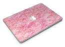Teeny Tiny White Polka Dots on Pink Watercolor - MacBook Air Skin Kit