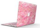 Teeny Tiny White Polka Dots on Pink Watercolor - MacBook Air Skin Kit