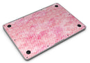 Teeny Tiny White Polka Dots on Pink Watercolor - MacBook Air Skin Kit