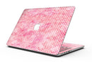 Teeny Tiny White Polka Dots on Pink Watercolor - MacBook Pro with Retina Display Full-Coverage Skin Kit