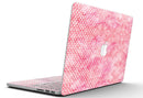 Teeny Tiny White Polka Dots on Pink Watercolor - MacBook Pro with Retina Display Full-Coverage Skin Kit