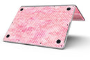 Teeny Tiny White Polka Dots on Pink Watercolor - MacBook Pro with Retina Display Full-Coverage Skin Kit