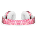 Teeny Tiny White Polka Dots on Pink Watercolor Full-Body Skin Kit for the Beats by Dre Solo 3 Wireless Headphones