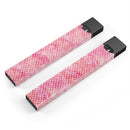 Teeny Tiny White Polka Dots on Pink Watercolor - Premium Decal Protective Skin-Wrap Sticker compatible with the Juul Labs vaping device