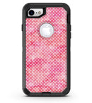 Teeny Tiny White Polka Dots on Pink Watercolor - iPhone 7 or 8 OtterBox Case & Skin Kits
