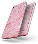 Teeny Tiny White Polka Dots on Pink Watercolor - Skin-kit for the iPhone 8 or 8 Plus