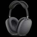 Textured Black Carbon Fiber - Full Body Skin Decal Wrap Kit for Apple AirPods Pro Max