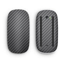 Textured Black Carbon Fiber - Full Body Skin Decal Wrap Kit for Apple Magic Mouse