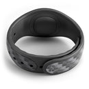 Textured Black Carbon Fiber - Full Body Skin Decal Wrap Kit for Disney Magic Band
