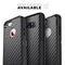 Textured Black Carbon Fiber - Skin Kit for the iPhone OtterBox Cases