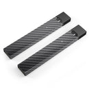 Textured Black Carbon Fiber - Premium Decal Protective Skin-Wrap Sticker compatible with the Juul Labs vaping device