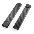 Textured Black Carbon Fiber - Premium Decal Protective Skin-Wrap Sticker compatible with the Juul Labs vaping device