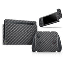Textured Black Carbon Fiber - Vinyl Skin Wrap for Nintendo Switch 2, OLED, Lite, Pro Controller, Wii & Classic Handhelds