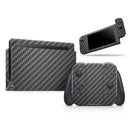 Textured Black Carbon Fiber // Skin Decal Wrap Kit for Nintendo Switch Console & Dock, Joy-Cons, Pro Controller, Lite, 3DS XL, 2DS XL, DSi, or Wii - Vinyl Skin Wrap for Nintendo Switch 2, OLED, Lite, Pro Controller, Wii & Classic Handhelds