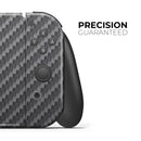 Textured Black Carbon Fiber // Skin Decal Wrap Kit for Nintendo Switch Console & Dock, Joy-Cons, Pro Controller, Lite, 3DS XL, 2DS XL, DSi, or Wii - Vinyl Skin Wrap for Nintendo Switch 2, OLED, Lite, Pro Controller, Wii & Classic Handhelds