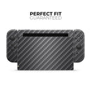 Textured Black Carbon Fiber - Vinyl Skin Wrap for Nintendo Switch 2, OLED, Lite, Pro Controller, Wii & Classic Handhelds