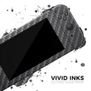Textured Black Carbon Fiber // Skin Decal Wrap Kit for Nintendo Switch Console & Dock, Joy-Cons, Pro Controller, Lite, 3DS XL, 2DS XL, DSi, or Wii - Vinyl Skin Wrap for Nintendo Switch 2, OLED, Lite, Pro Controller, Wii & Classic Handhelds