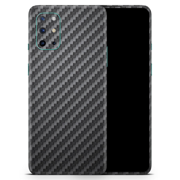 Textured Black Carbon Fiber - Full Body Skin Decal Wrap Kit for OnePlus Phones