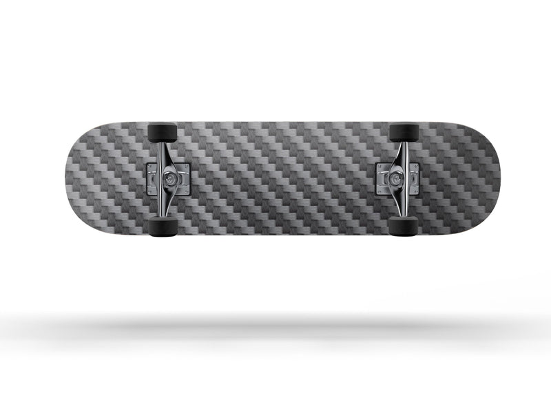 Textured Black Carbon Fiber - Full Body Skin Decal Wrap Kit for Skateboard Decks