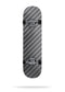 Textured Black Carbon Fiber - Full Body Skin Decal Wrap Kit for Skateboard Decks