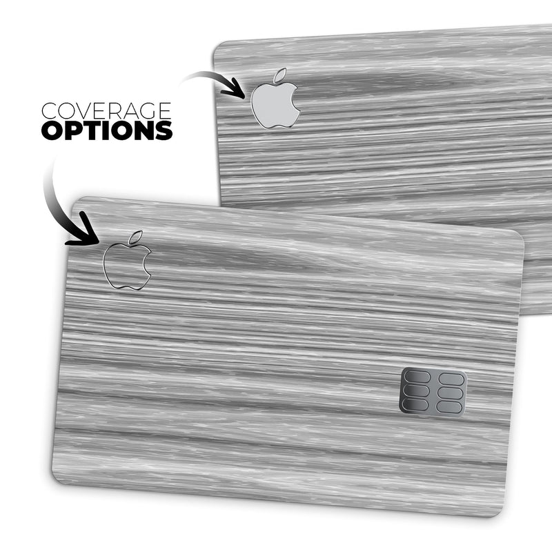 Textured Gray Dyed Surface - Premium Protective Decal Skin-Kit for the Apple Credit Card