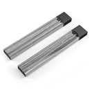 Textured Gray Dyed Surface - Premium Decal Protective Skin-Wrap Sticker compatible with the Juul Labs vaping device