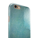 Textured Teal Surface iPhone 6/6s or 6/6s Plus 2-Piece Hybrid INK-Fuzed Case