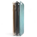 Textured Teal Surface iPhone 6/6s or 6/6s Plus 2-Piece Hybrid INK-Fuzed Case
