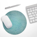 Textured Teal Surface// WaterProof Rubber Foam Backed Anti-Slip Mouse Pad for Home Work Office or Gaming Computer Desk