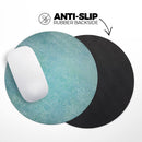 Textured Teal Surface// WaterProof Rubber Foam Backed Anti-Slip Mouse Pad for Home Work Office or Gaming Computer Desk