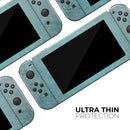 Textured Teal Surface // Skin Decal Wrap Kit for Nintendo Switch Console & Dock, Joy-Cons, Pro Controller, Lite, 3DS XL, 2DS XL, DSi, or Wii - Vinyl Skin Wrap for Nintendo Switch 2, OLED, Lite, Pro Controller, Wii & Classic Handhelds