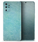 Textured Teal Surface - Premium Vinyl Skin Decal for Samsung Galaxy S25 Ultra, S24, S23, S22 & All Galaxy S Models