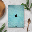Textured Teal Surface - Full Body Skin Decal for the Apple iPad Pro 12.9", 11", 10.5", 9.7", Air or Mini (All Models Available)