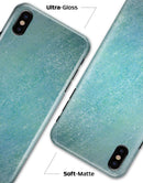 Textured Teal Surface - iPhone X Clipit Case