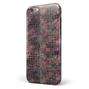 Textured Triangle Pattern iPhone 6/6s or 6/6s Plus 2-Piece Hybrid INK-Fuzed Case
