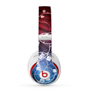 The Blue and Red Light Arrays with Glowing Vines Skin for the Beats by Dre Studio (2013+ Version) Headphones