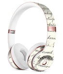 The 18th Century Script Pattern Full-Body Skin Kit for the Beats by Dre Solo 3 Wireless Headphones