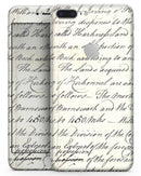 The 18th Century Script Pattern - Skin-kit for the iPhone 8 or 8 Plus