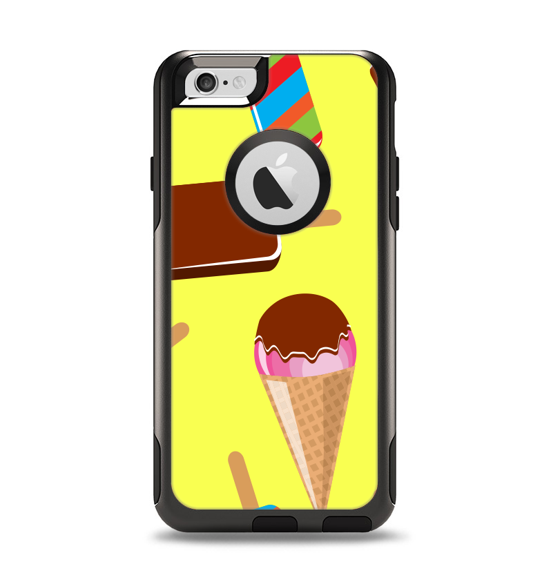 The 3d Icecream Treat Collage Apple iPhone 6 Otterbox Commuter Case Skin Set