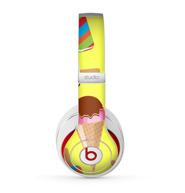 The 3d Icecream Treat Collage Skin for the Beats by Dre Studio (2013+ Version) Headphones