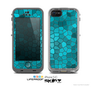 The Abstact Blue Tiled Skin for the Apple iPhone 5c LifeProof Case