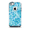 The Abstarct Blue Triangular Cubes  Skin for the iPhone 5c OtterBox Commuter Case