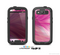 The Abstarct Pink Flowing Feather Skin For The Samsung Galaxy S3 LifeProof Case