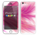 The Abstarct Pink Flowing Feather Skin for the Apple iPhone 5c